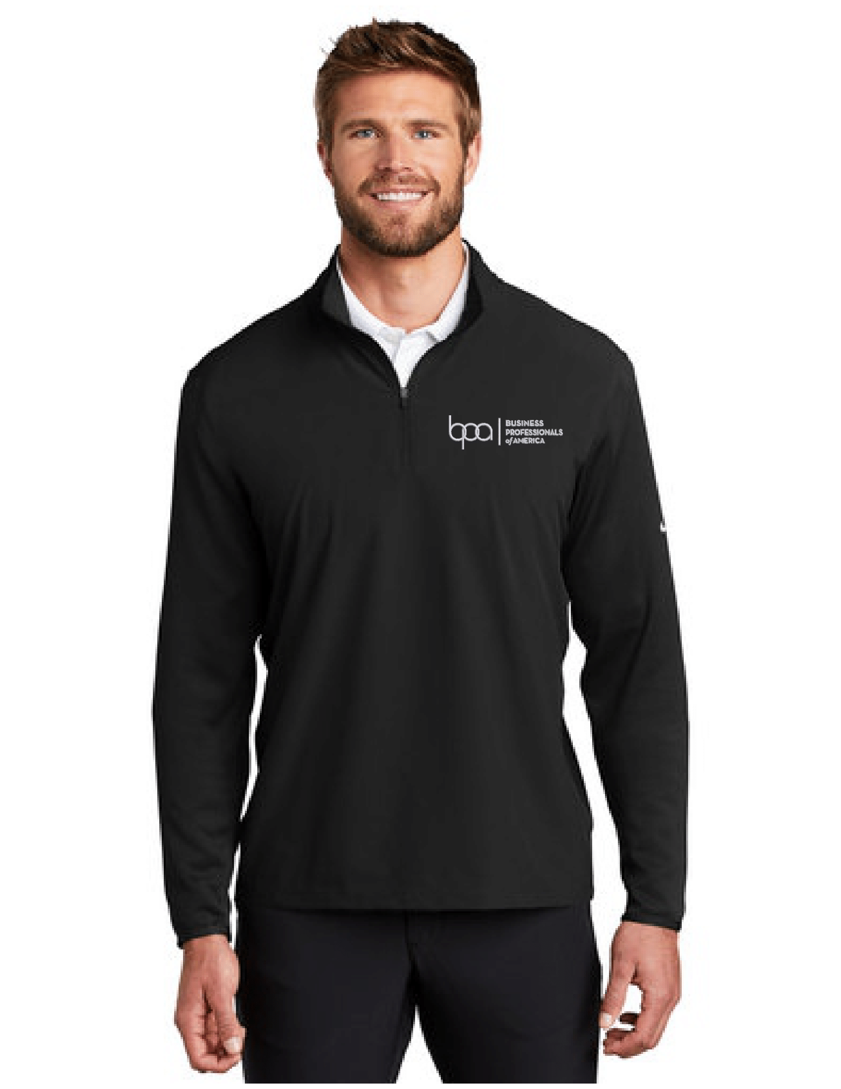 Mens Dri-FIT 1/2 Zip Cover-Up