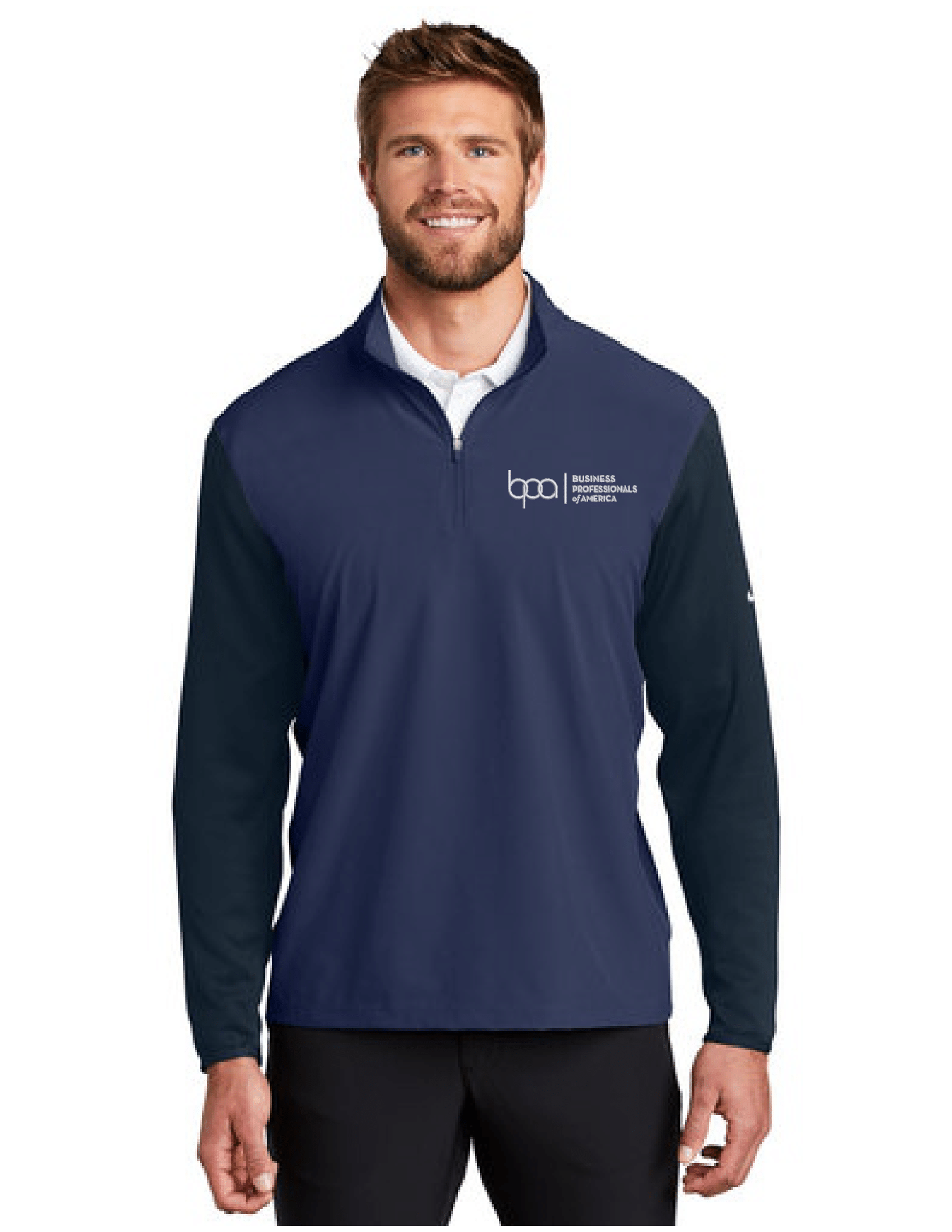 Mens Dri-FIT 1/2 Zip Cover-Up