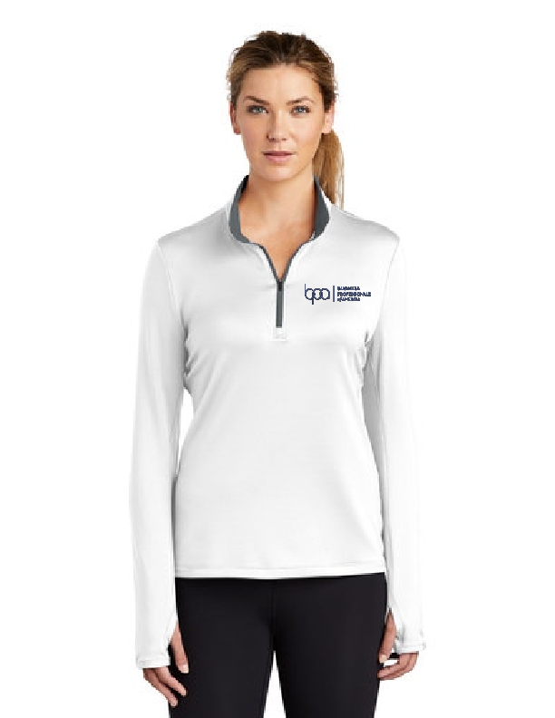 Ladies Dri-FIT Stretch 1/2-Zip Cover-Up