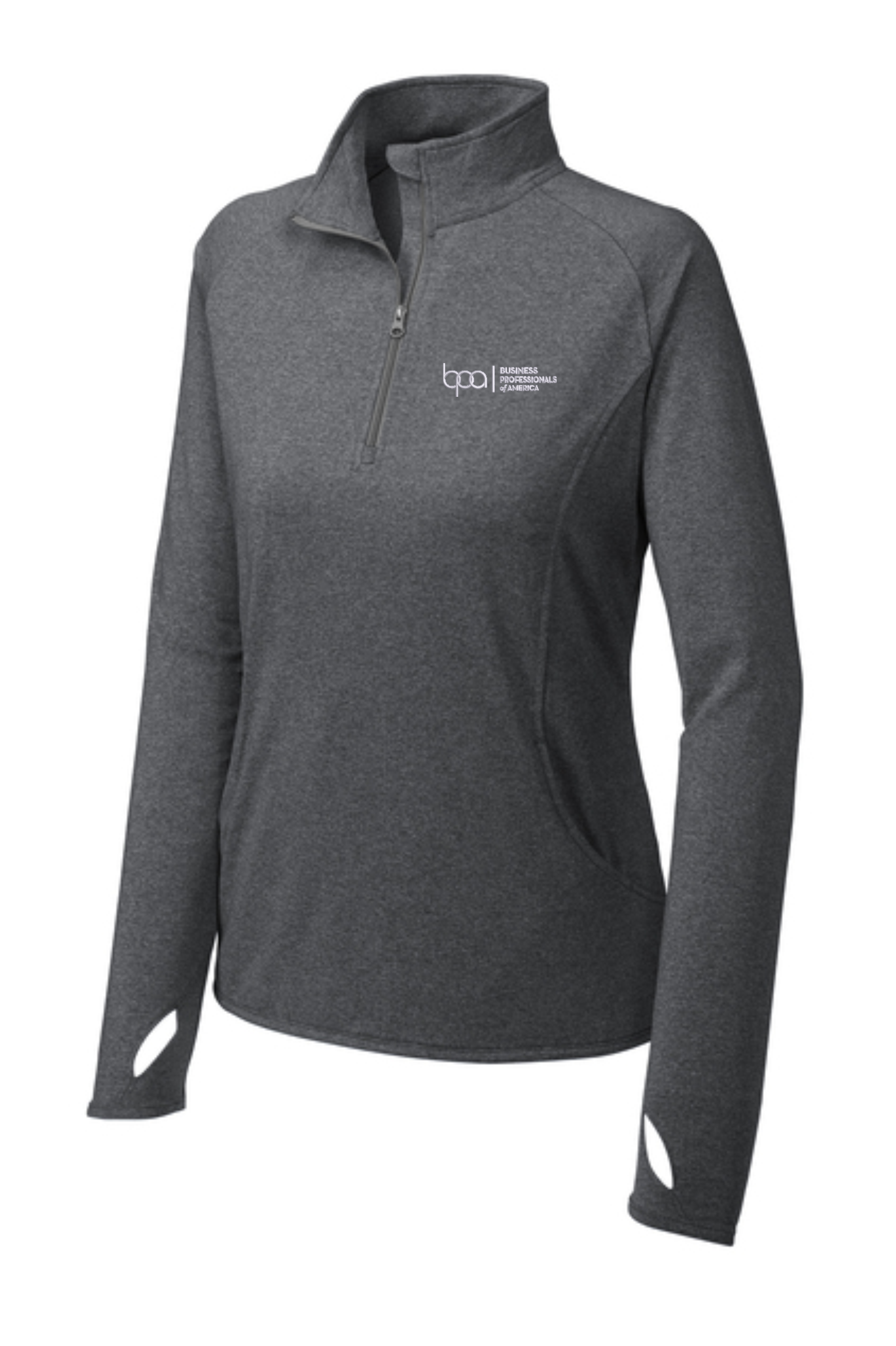 Ladies Stretch 1/4-Zip Pullover
