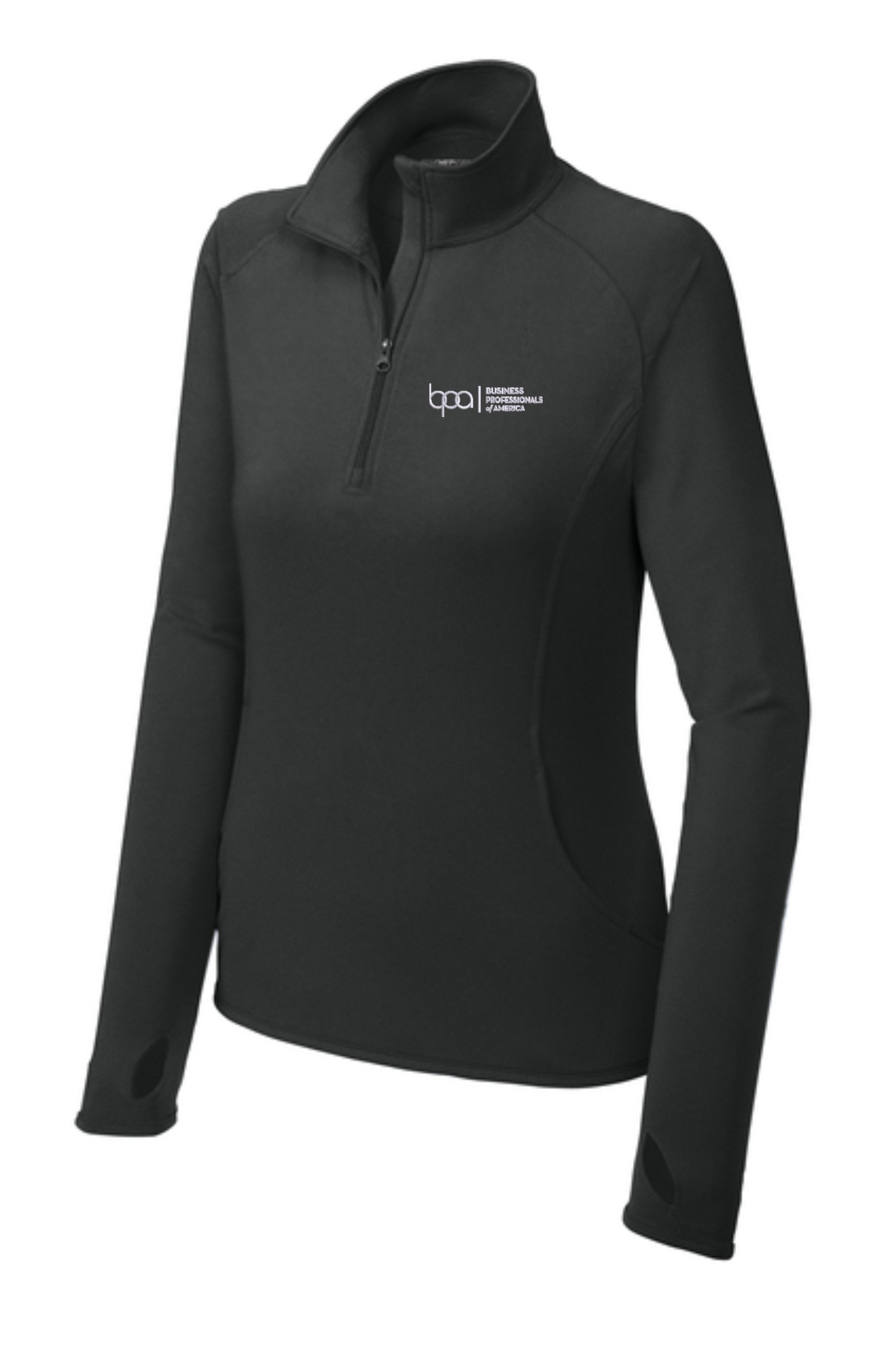 Ladies Stretch 1/4-Zip Pullover