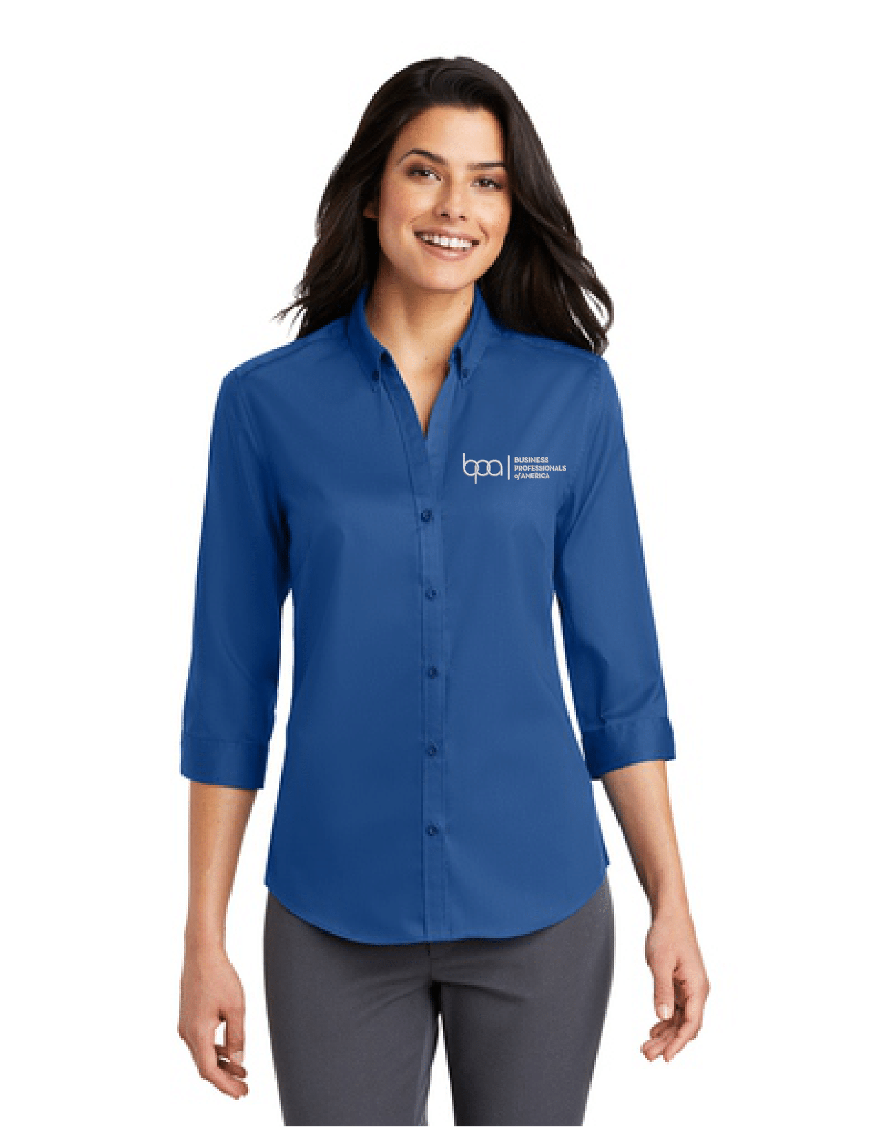 Women's 3/4-Sleeve SuperPro Twill Shirt