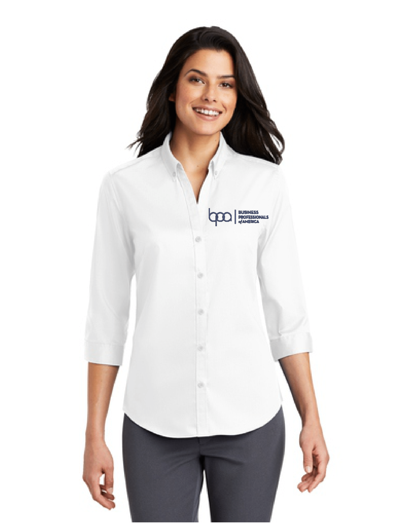 Women's 3/4-Sleeve SuperPro Twill Shirt