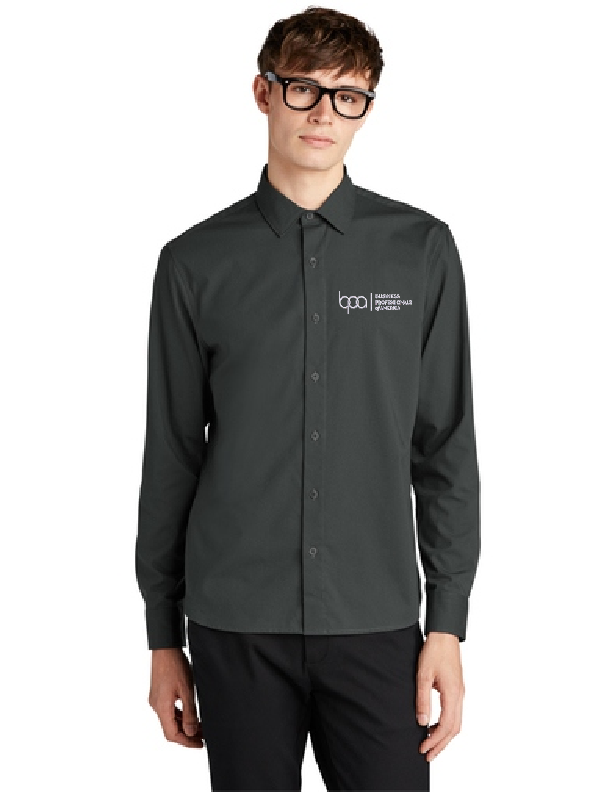 Long Sleeve Stretch Woven Shirt