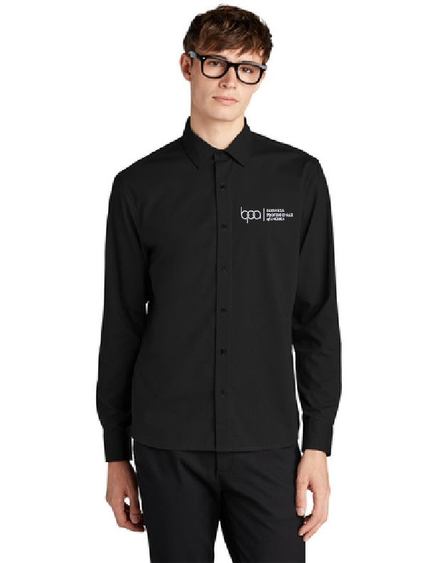 Long Sleeve Stretch Woven Shirt