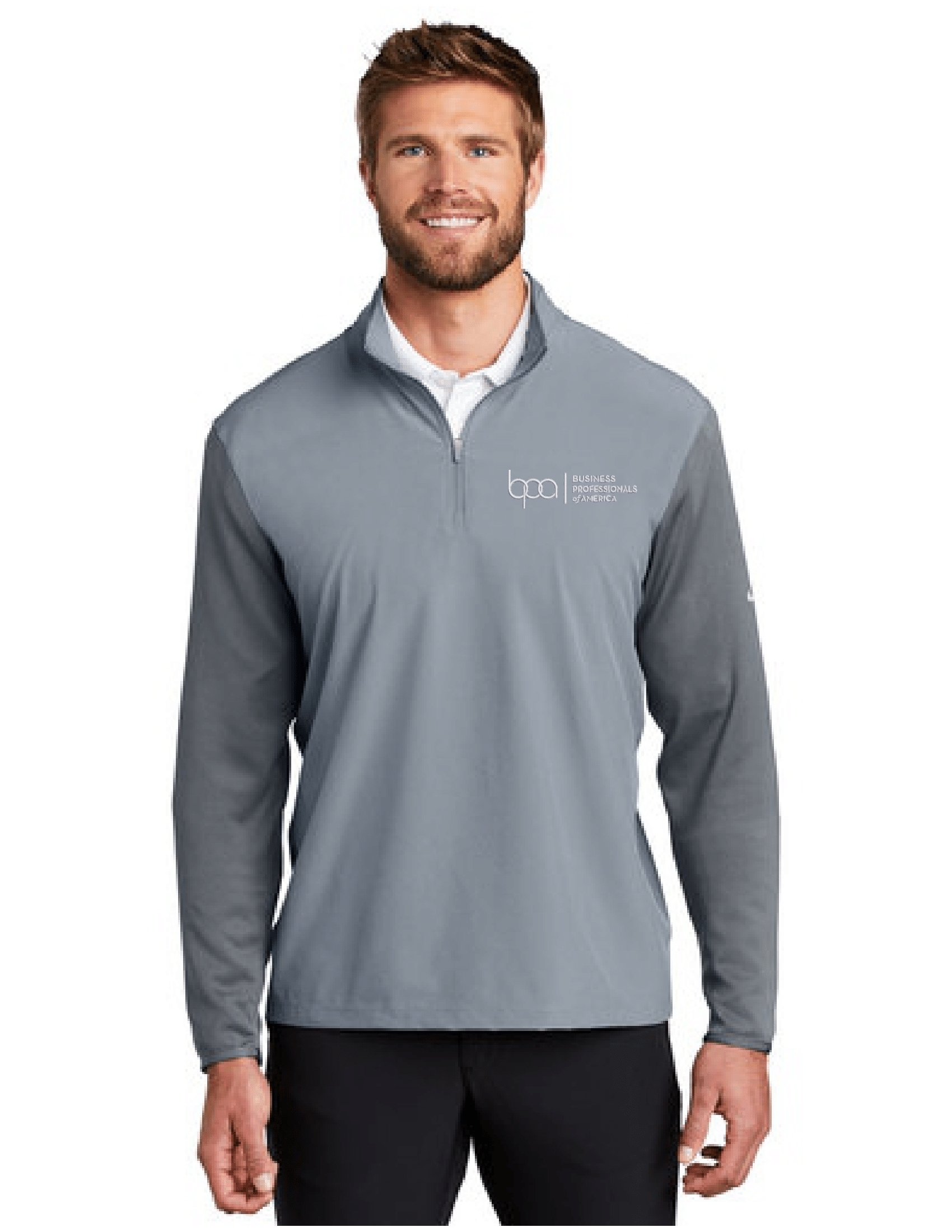 Mens Dri-FIT 1/2 Zip Cover-Up