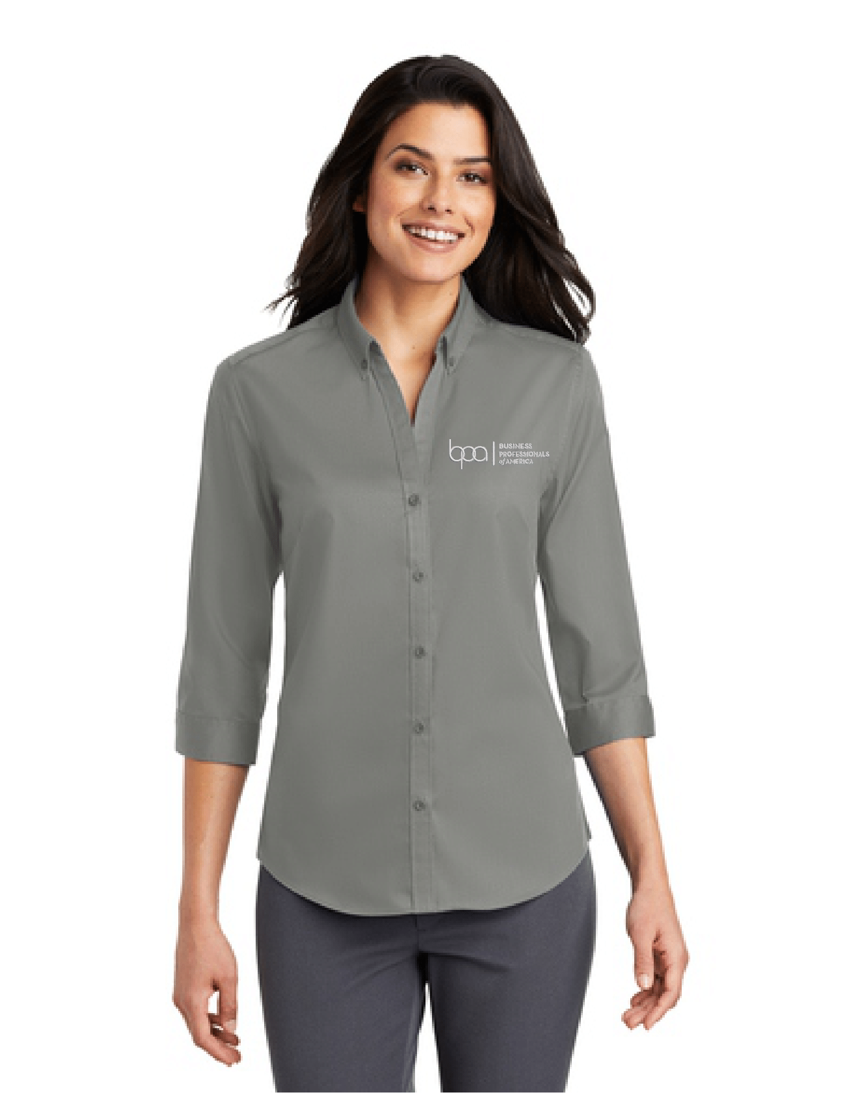 Women's 3/4-Sleeve SuperPro Twill Shirt
