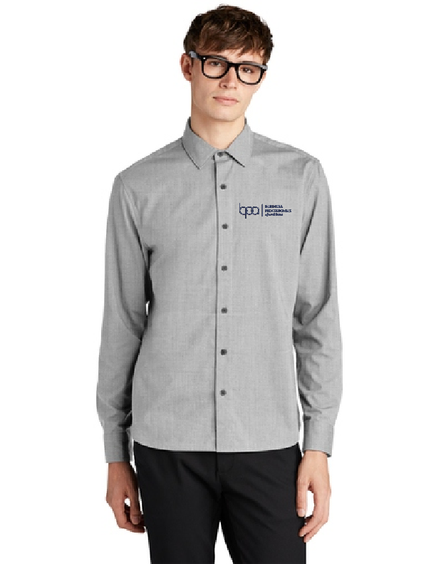 Long Sleeve Stretch Woven Shirt