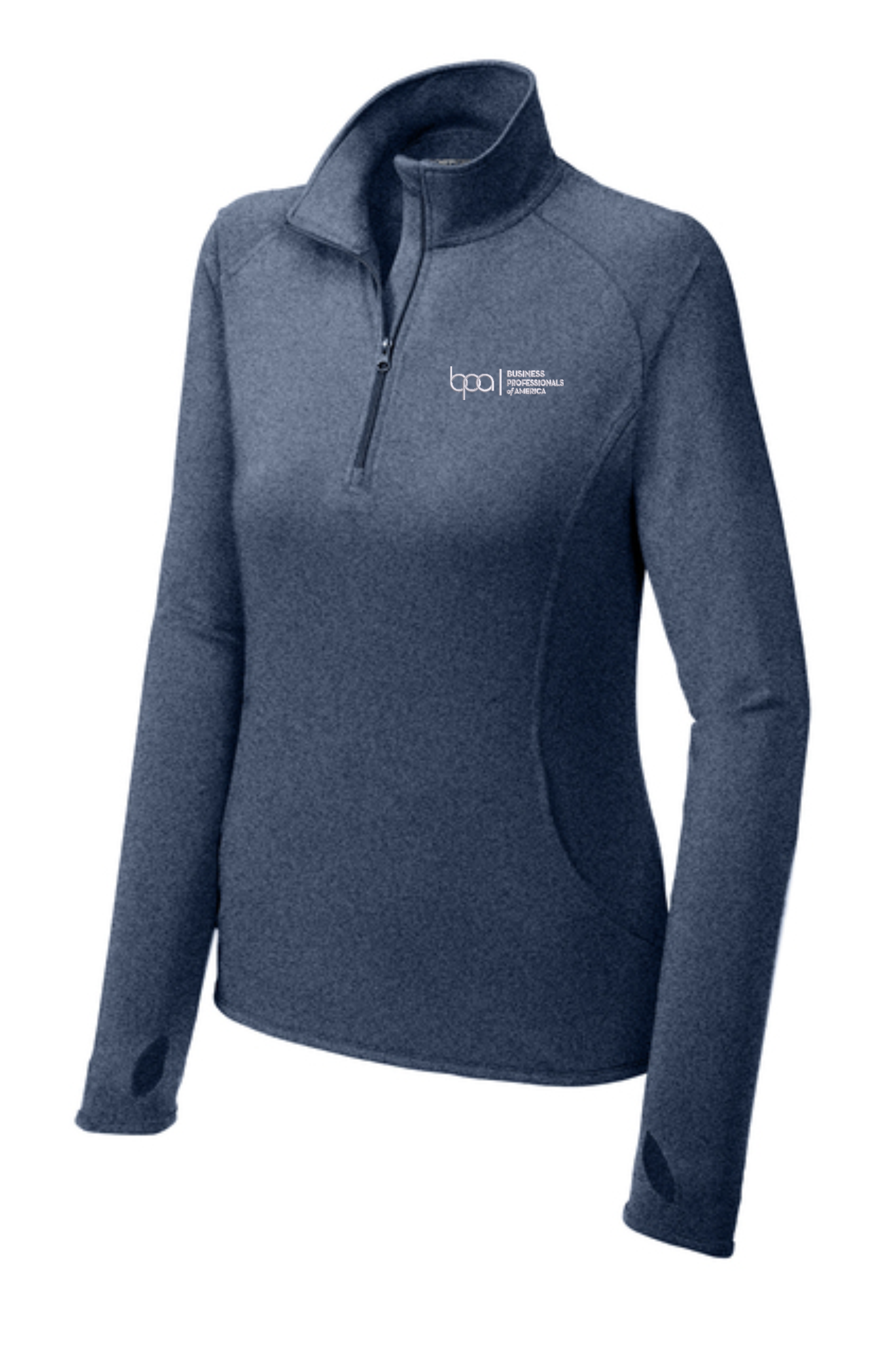 Ladies Stretch 1/4-Zip Pullover