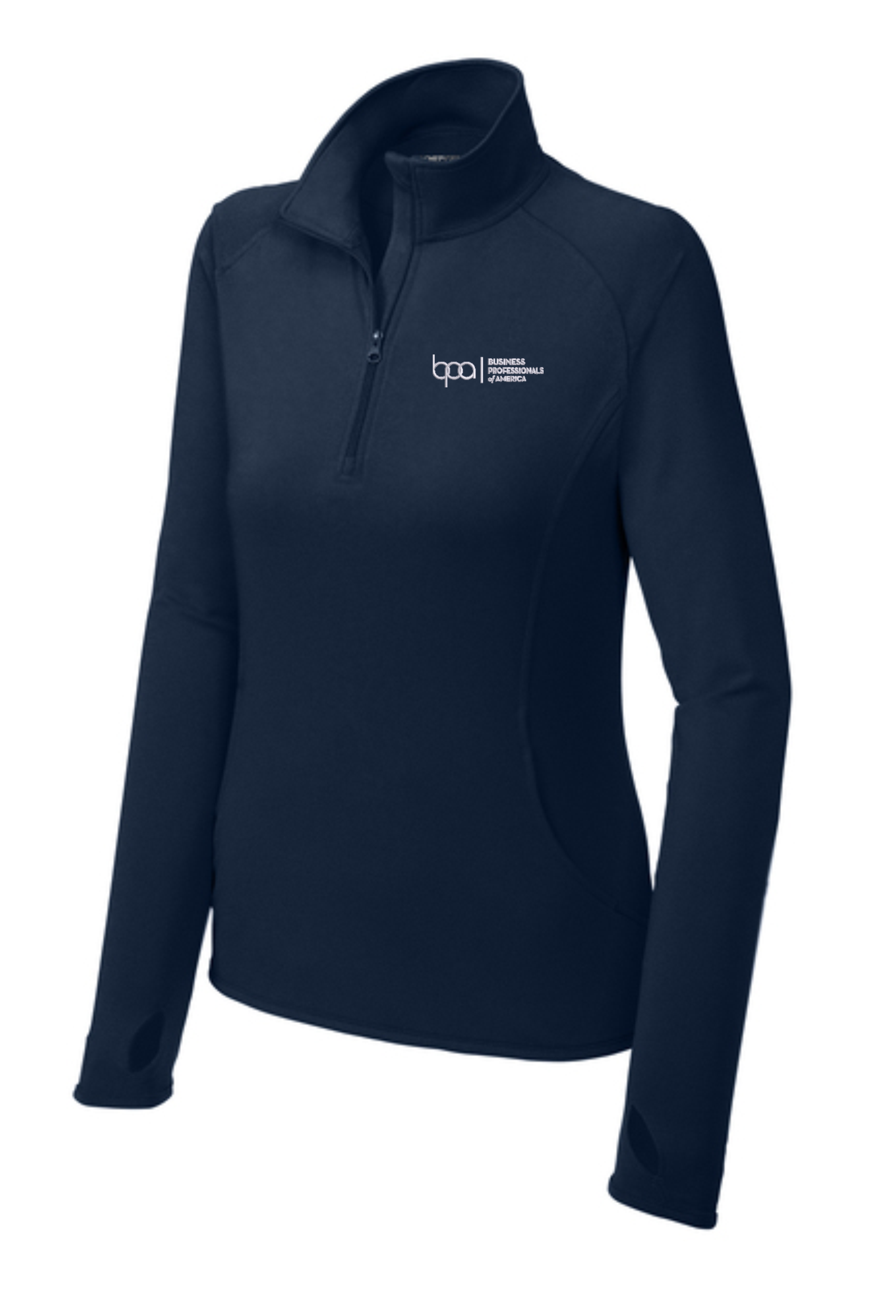 Ladies Stretch 1/4-Zip Pullover
