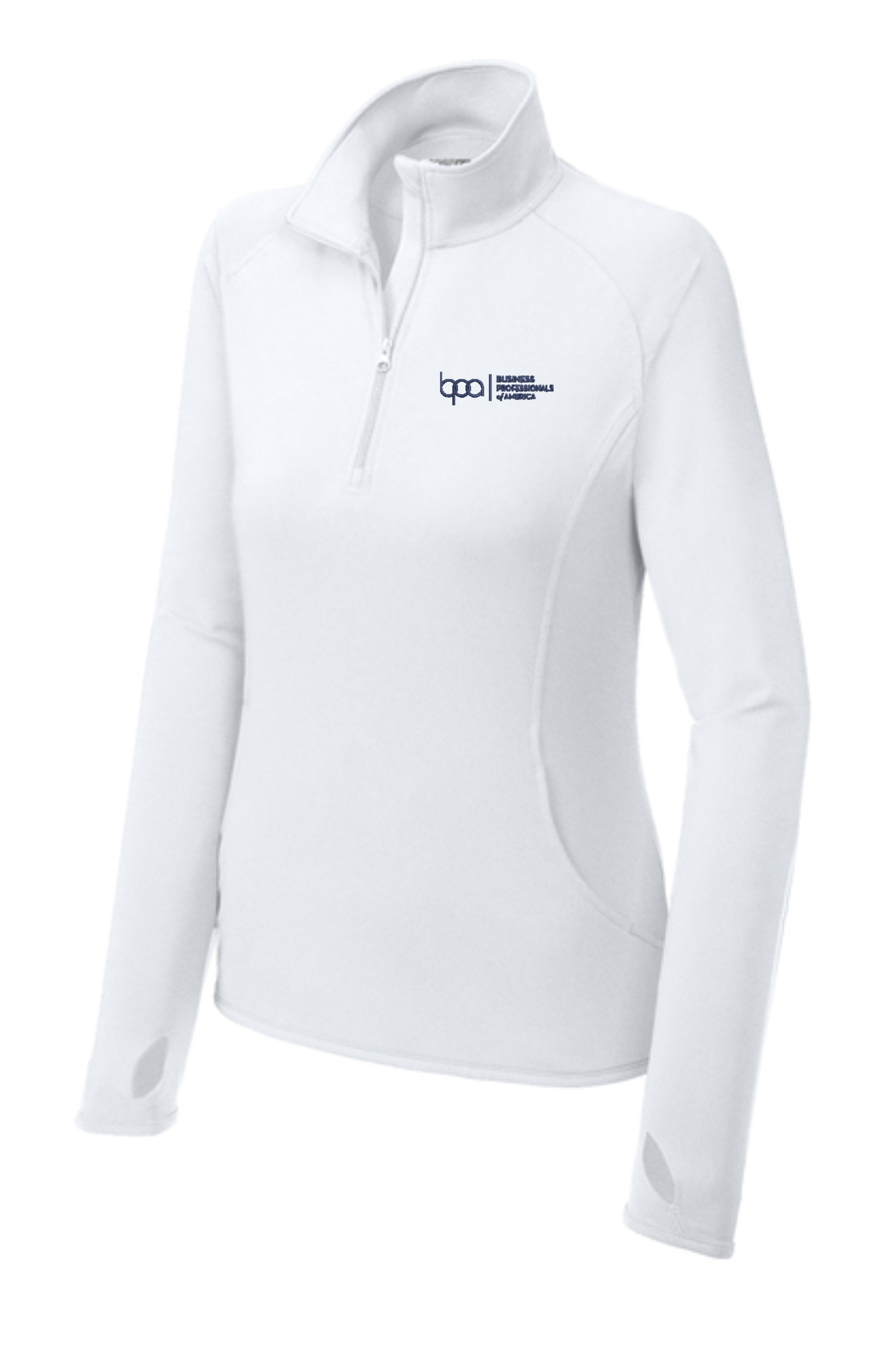 Ladies Stretch 1/4-Zip Pullover